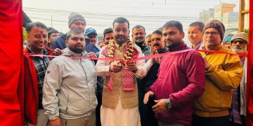 वीरगञ्ज–१६ नगवामा एमालेको चुनावी सम्पर्क कार्यालय उद्घाटन, प्रदीप यादवले भने– ‘समृद्ध वीरगञ्ज हाम्रो लक्ष्य’