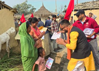 सखुवापर्सौनी–१ मा रुपेश पाण्डे को घरदैलो निरन्तर, जनतासँग प्रत्यक्ष संवाद