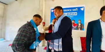 पर्सा–२ मा युवा लहर रास्वपातर्फ, वीरगञ्जका विभिन्न वडाबाट सामूहिक पार्टी प्रवेश