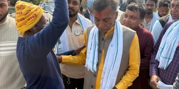 छपकैया क्षेत्रमा अजय चौरसियाको घरदैलो, विकासको निरन्तरताका लागि कांग्रेसलाई साथ दिन आग्रह