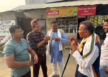 बिरुवागुठीका सबै वडामा एकैदिन घरदैलो गर्दै अजयकुमार चौरसियाको शक्ति प्रदर्शन, कांग्रेसको आधार थप मजबुत
