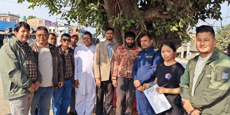 मानवसेवा आश्रम वीरगञ्जद्वारा ठोरीबाट मानसिक अवस्था कमजोर पुरुषको उद्धार