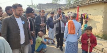 बीरगञ्ज–२७ घुर्मी कुहडी टोलमा रास्वपा उम्मेदवार सुशील कुमार कानुको घरदैलो निरन्तर