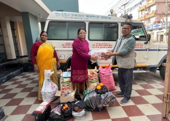 उपकार सेवा नेपालले ठोरी गाउँपालिका वृद्धाश्रमलाई आवश्यक सामग्री हस्तान्तरण