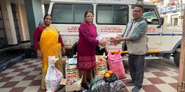 उपकार सेवा नेपालले ठोरी गाउँपालिका वृद्धाश्रमलाई आवश्यक सामग्री हस्तान्तरण