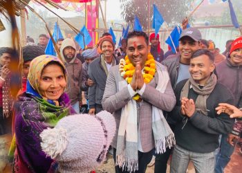 वीरगन्ज–२७ मा रास्वपाको घरदैलो अभियान, सामाजिक सुरक्षा र स्वरोजगारको आश्वासन