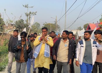 पर्सा–२ मा रास्वपा उम्मेदवार सुशील कानुको घरदैलो, सुगौली टोलमा उत्साहपूर्ण सहभागिता