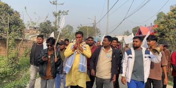 पर्सा–२ मा रास्वपा उम्मेदवार सुशील कानुको घरदैलो, सुगौली टोलमा उत्साहपूर्ण सहभागिता