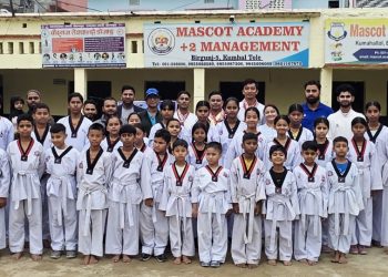 बिरगंज तेक्वान्दो डोजाङमा बेल्ट ग्रेडिङ सम्पन्न