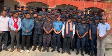 प्रहरी कर्मचारीका लागि स्वास्थ्य तथा उत्प्रेरणामूलक प्रशिक्षण