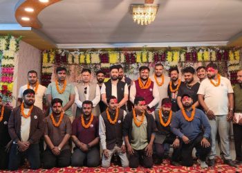 नेपाल औषधि तथा बिक्री प्रतिनिधि संघ वीरगंजमा सौरव वर्णवालको नेतृत्वमा नयाँ कार्यसमिति