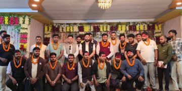 नेपाल औषधि तथा बिक्री प्रतिनिधि संघ वीरगंजमा सौरव वर्णवालको नेतृत्वमा नयाँ कार्यसमिति