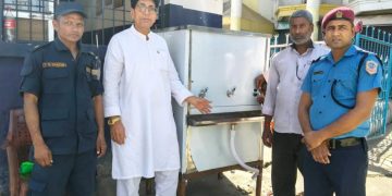 सेवाग्राही र सुरक्षाकर्मीका लागि छपकैया–२ प्रहरी केन्द्रमा शुद्ध पानी व्यवस्था