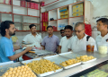 समाचारपछि गहवामाई क्षेत्रका मिठाई पसलमा अनुगमन, २५ केजी लड्डु नष्ट