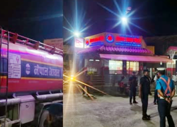 वीरगञ्जमा हवाई इन्धन चोरी गर्दै सात जना रंगेहात पक्राउ, ट्याङ्करसहित नियन्त्रणमा