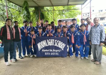 मधेश प्रदेशबाट पहिलोपटक मुनलाइट स्कुलको २२ सदस्यीय टोली अन्तर्राष्ट्रिय फुटबल प्रतियोगितामा सहभागी हुन लखनऊ प्रस्थान